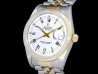 Rolex Date 34 Bianco Jubilee White Milk Roman  Watch  15223